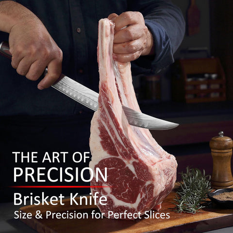 PAUDIN UNIVERSAL CLASSIC 10″ Butcher Knife,For Poultry Beef Pork Meat, Ergonomic Handle Design - Paudin Store