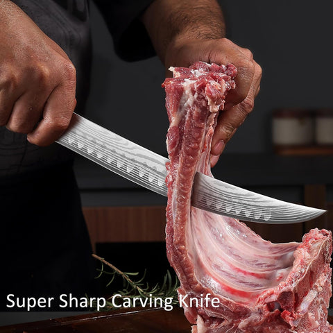 PAUDIN UNIVERSAL CLASSIC 10″ Butcher Knife,For Poultry Beef Pork Meat, Ergonomic Handle Design - Paudin Store